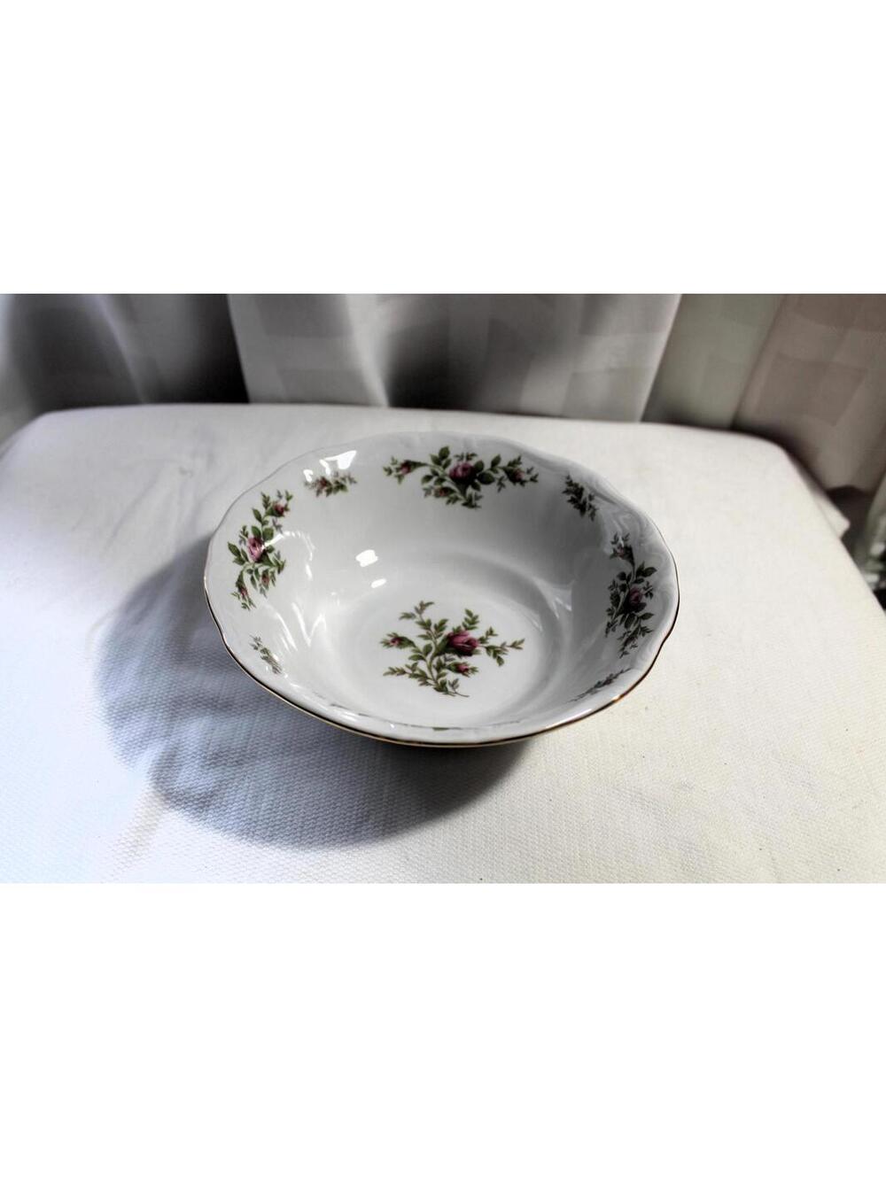 Johann Haviland Traditions Fine China "Moss Rose" 8 Inch Vegetable Bowl